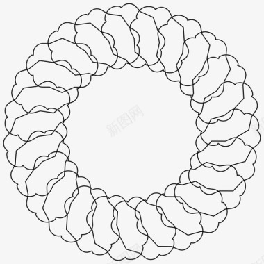 免抠装饰元素吉洛切圆装饰图标图标