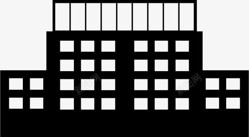 都市建筑群城市建筑物大都市图标图标