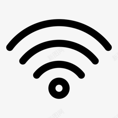 无线专业wifi连接技术图标图标