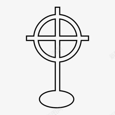 十字架十字架基督死亡图标图标