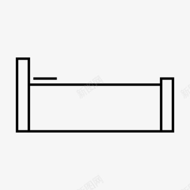 医院看病床位健康医院图标图标