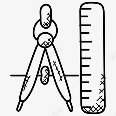 分隔分隔器剪切路径绘图工具图标图标