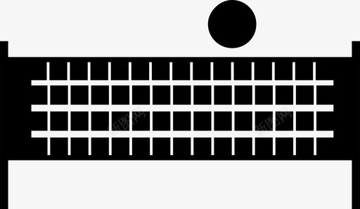 排球比赛锦标赛图标图标