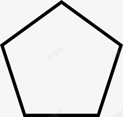 几何体矢量素材五边形几何体多边形图标图标