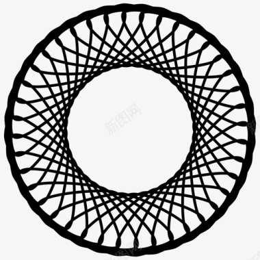 紫色螺旋形背景装饰吉洛切圆装饰图标图标