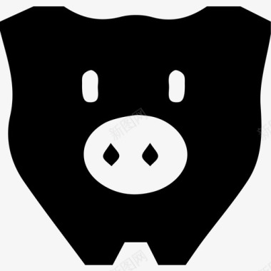 财神猪刨猪汤图标
