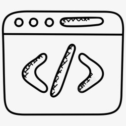 html源代码网页开发html编程界面图标高清图片