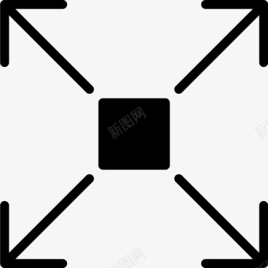 solid展开对象箭头方向图标图标