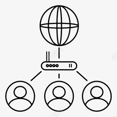 用户网络互联网网络个人电脑网络图标图标