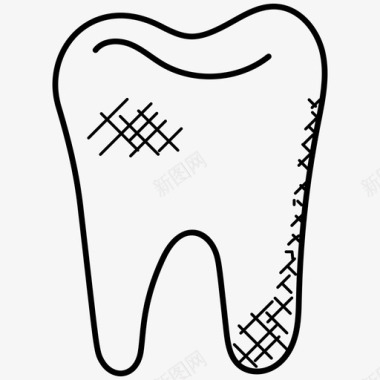 诊所牙齿健康牙科诊所牙科图标图标