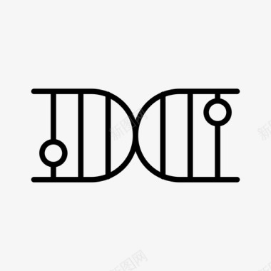 DNAdna链染色体科学图标图标