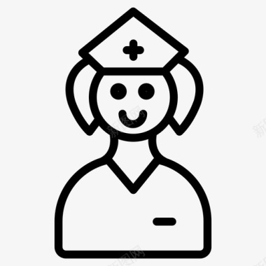 护士医生治疗护士护理员医生图标图标