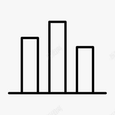柱状图进化图表图标图标