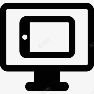 平板电脑屏幕技术响应式网络图标图标