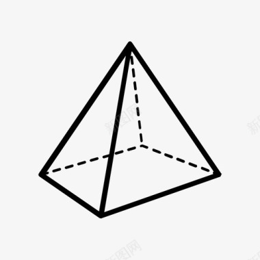三角形几何等参线图标图标