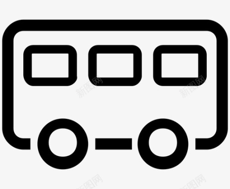 公共交通标识公共交通图标