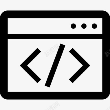 编码网页开发代码编码图标图标