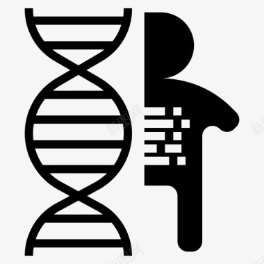 DNA人类dna基因遗传学图标图标