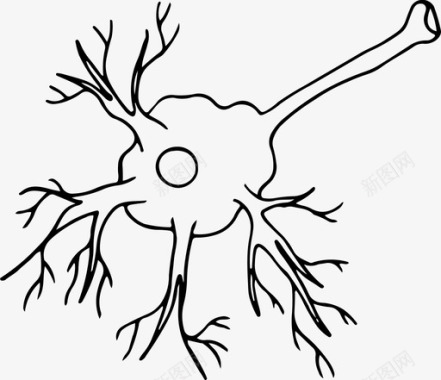 学校的桌子神经元生物学教育图标图标