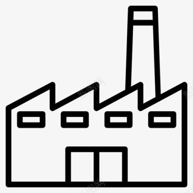 海报工厂素材工厂建筑工业图标图标