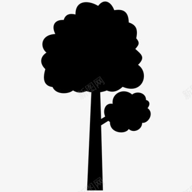 树植物树干图标图标