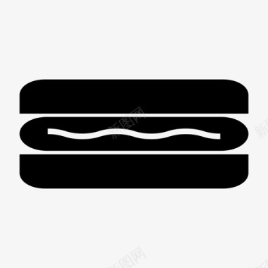 汉堡美味香肠图标图标