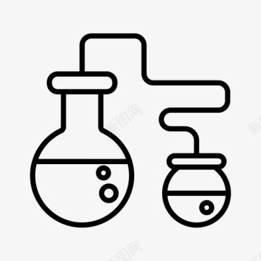 科学竞赛实验化学实验室图标图标