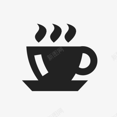 一杯茶咖啡热的图标图标