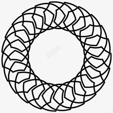 装饰图吉洛切圆装饰图标图标