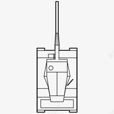 战争手雷坦克军队炮兵图标图标