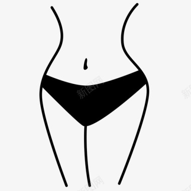 身体女性整形图标图标