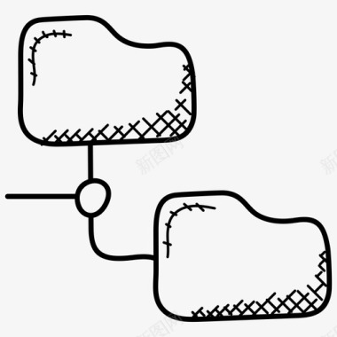 涂鸦背景动作文件夹网络结构数据网络文件夹网络图标图标