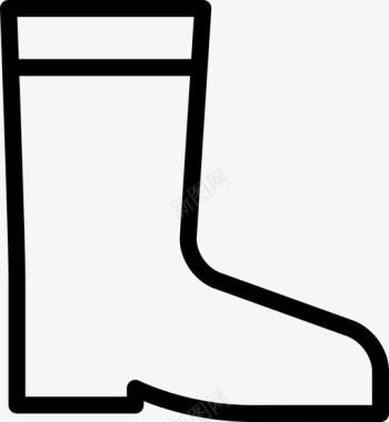靴子秋天水坑图标图标