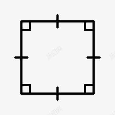 立方体的几何正方形面积立方体图标图标