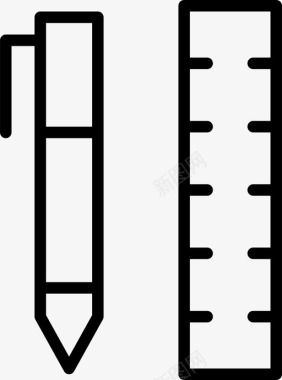 尺子png绘图工具厘米英寸图标图标