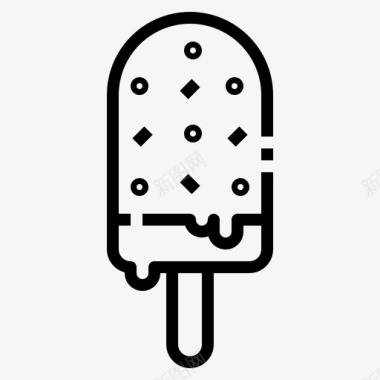 冰棒冰淇淋夏天图标图标