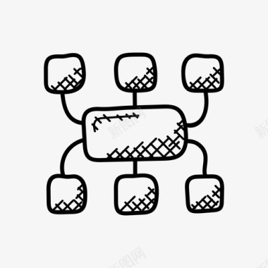 层次结构网络结构网络图标图标