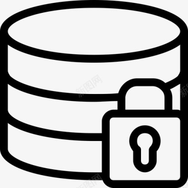 服务器服务器锁数据库开发图标图标