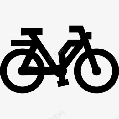 轻便摩托车辅助自行车图标图标