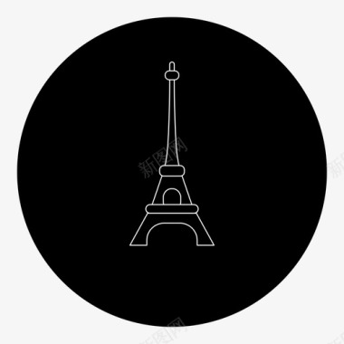 铁塔埃菲尔铁塔欧洲法国图标图标