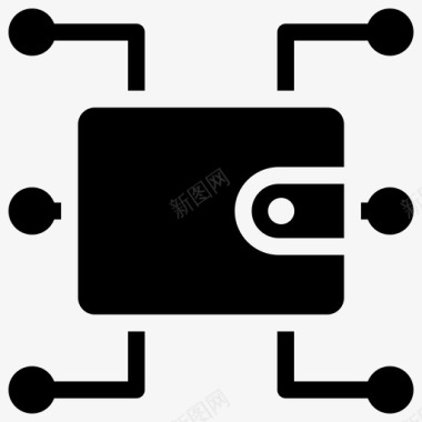 数字钱包比特币钱包虚拟钱包图标图标