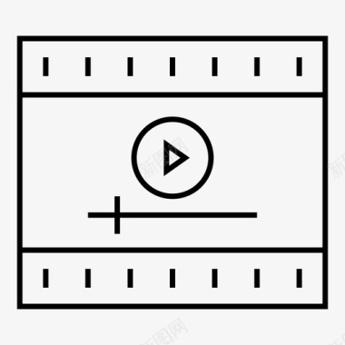 青春背景视频制作媒体电影图标图标