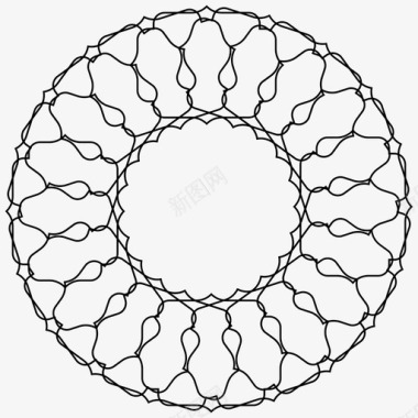 免抠装饰元素吉洛切圆装饰图标图标