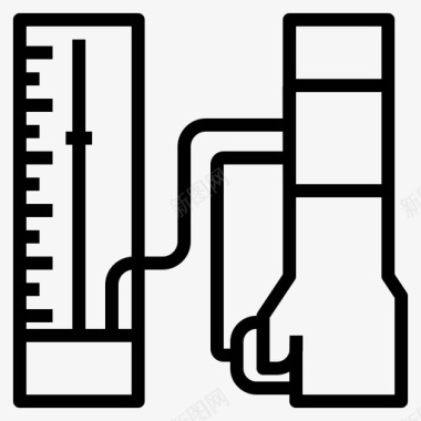 压力压力仪表测量图标图标