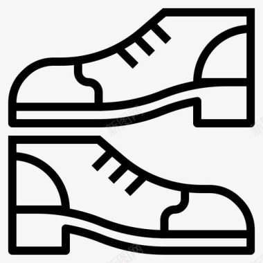 鞋子婚礼图标图标