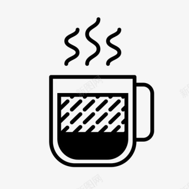 法式鹅肝咖啡卡布奇诺饮料法式图标图标