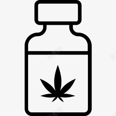 药用大麻油药用大麻图标图标
