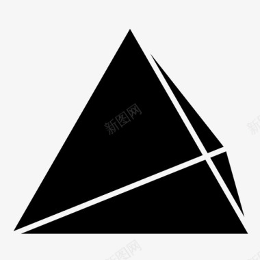 金字塔金字塔形状三维金字塔图标图标