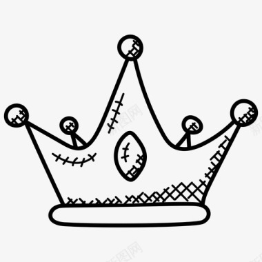 皇冠头饰贵族图标图标