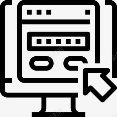 公共标识安全计算机安全互联网保护图标图标